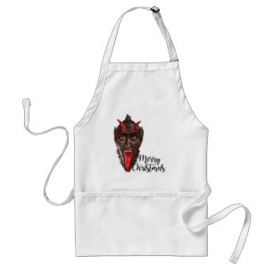 Delantal krampus merry christmas