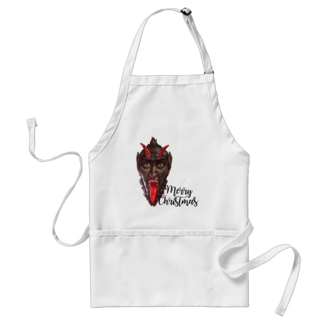 Delantal krampus merry christmas (Frente)