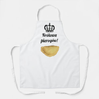 Delantal królowa pierogów - dumplqueen apron polaco