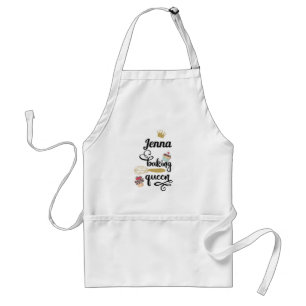 Delantal Kundenspezifisch Baking Queen