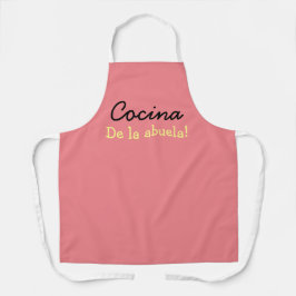 Delantal La abuela está cocinando