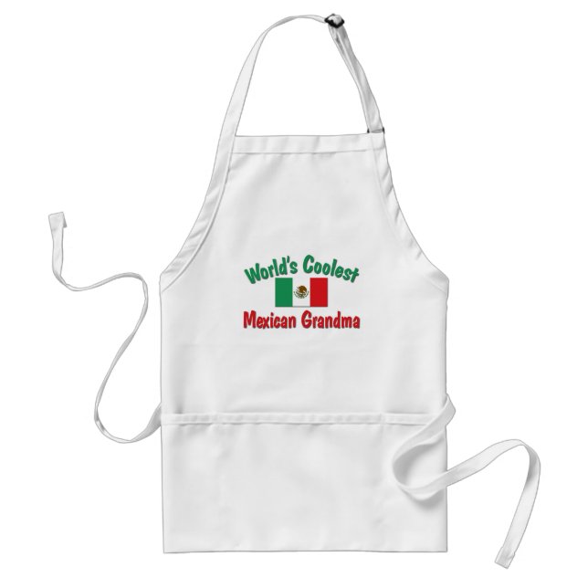Delantal La abuela mexicana más fresca del mundo (Frente)