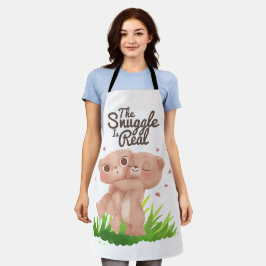 Delantal La acurrucarse es un abrazo de oso muy lindo