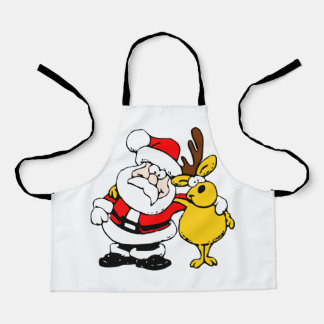 DELANTAL LA AMIGA DE SANTA, EL REINDEDOR