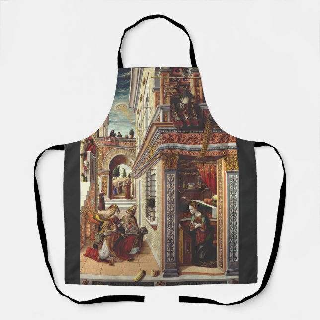 Delantal La Anunciación, con San Emidio (Anverso)