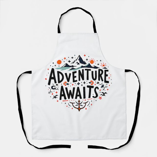 Delantal La aventura espera (Anverso)