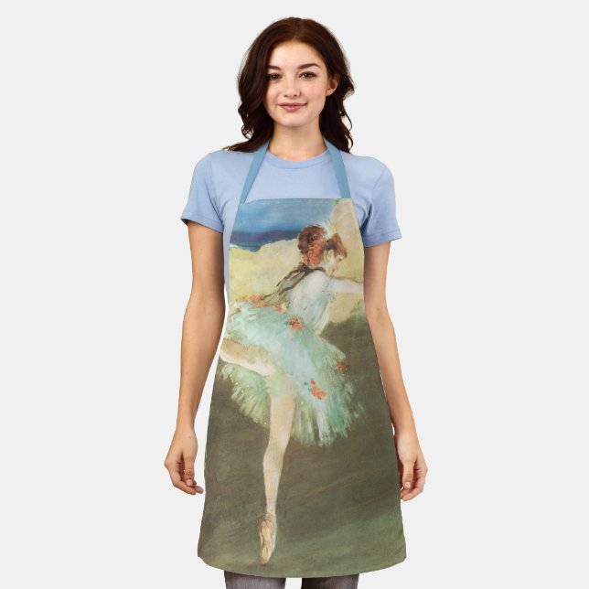 Delantal La bailarina estrella al punto de Edgar Degas (Gastado)