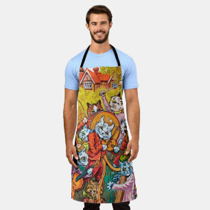 Delantal La banda juega, Louis Wain