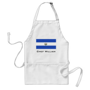 Delantal La bandera de El Salvador