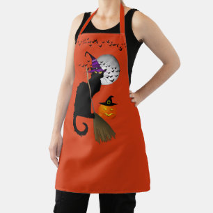 Delantal La Bruja de Halloween de Le Chat Noir