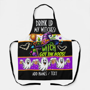 Delantal La bruja tiene los abucheos