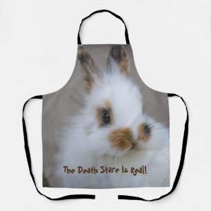 Delantal ¡La BUNNY Death Stare es real! Añadir una foto pro