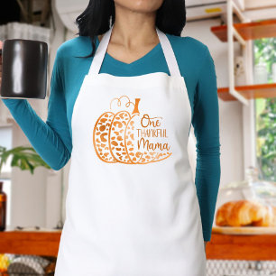 Delantal La Calabaza de Acción de Gracias Caída Mama