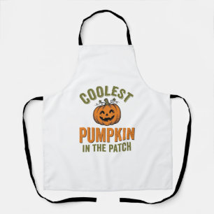 Delantal La calabaza más genial del parche de Halloween vin