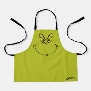 Delantal La Cara de Cómo el Grinch Robó la Navidad