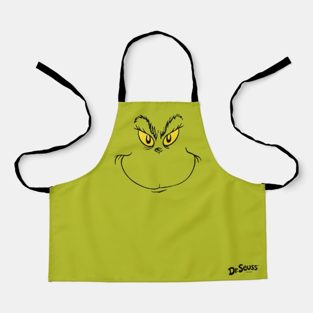 Delantal La Cara de Cómo el Grinch Robó la Navidad (Anverso)