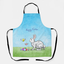 Delantal La caza de huevos de Easter Bunny