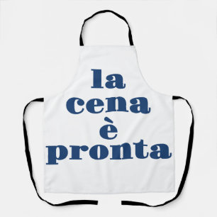 Delantal La Cena E Pronta
