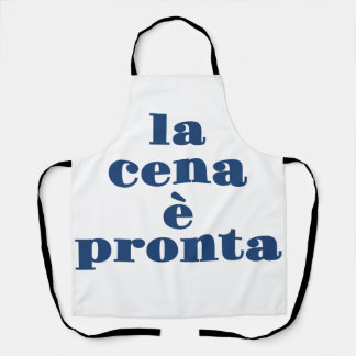 Delantal La Cena E Pronta
