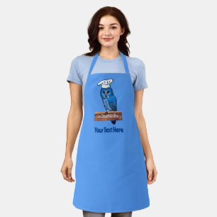 Delantal La Chouette Bleue Cafe
