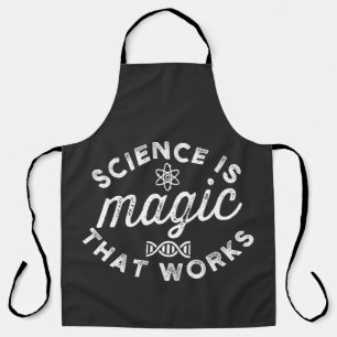 DELANTAL LA CIENCIA ES MÁGICA QUE FUNCIONA