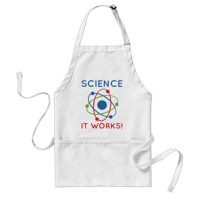 Delantal ¡La Ciencia Funciona! (Frente)