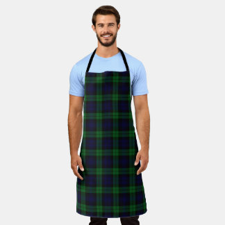 Delantal La cocina de Black Watch Tartan