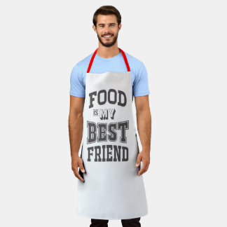Delantal La Comida Es Mi Mejor Amigo