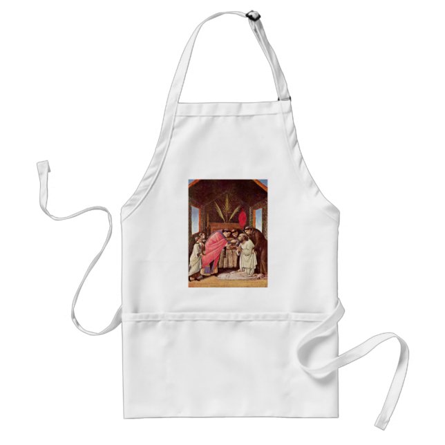 Delantal La comunión pasada de St Jerome por Botticelli (Frente)