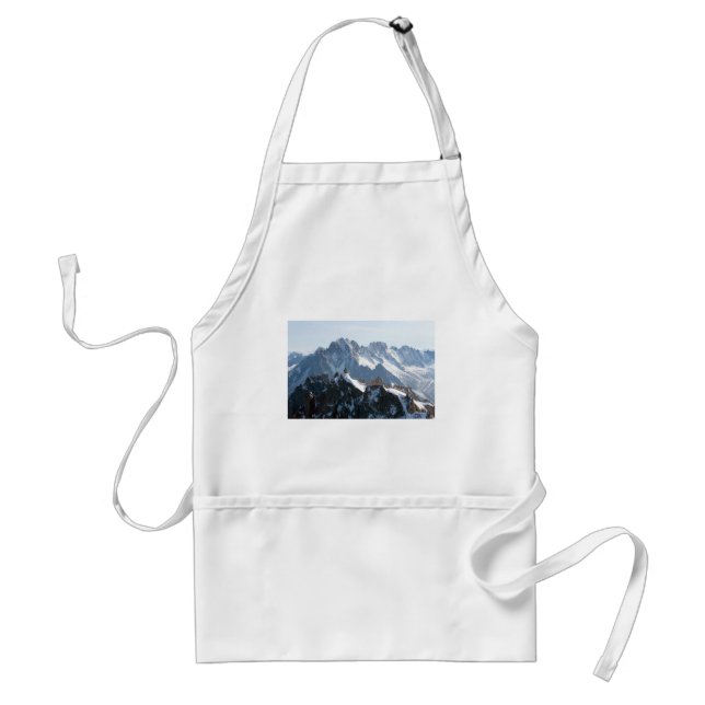 Delantal La cordillera de los Alpes - ¡Asombroso! (Frente)