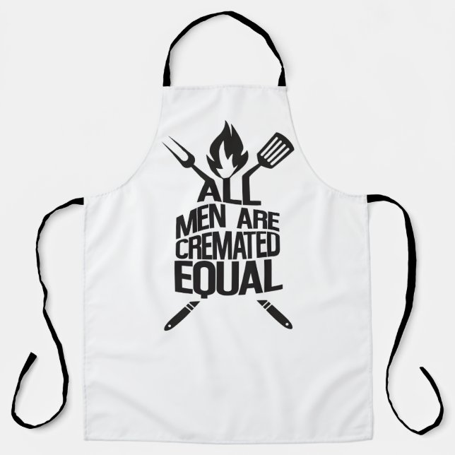 Delantal La delicia del chef de BBQ (Anverso)