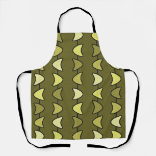 Delantal La era atómica Boomerangs Olive Green