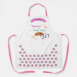 Delantal La felicidad es recién horneada Challah Apron