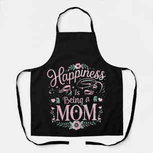 Delantal La Felicidad Es Ser Mamá Día de la Madre