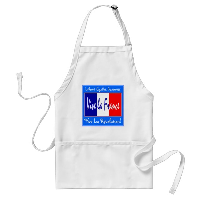 Delantal La Francia, La Révolution, cocinero francés de (Frente)