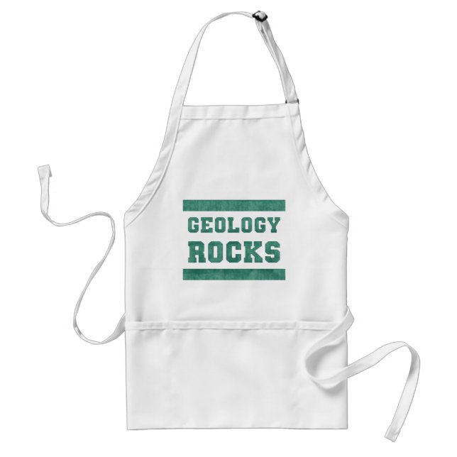 Delantal ¡La geología roca! (Frente)