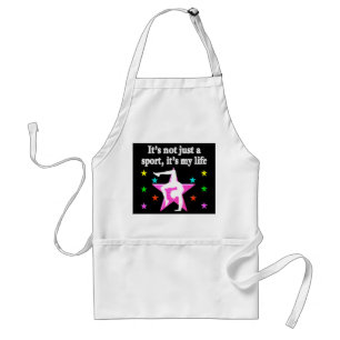Delantal LA GIMNASTICA DE bonito ROSA ES MI DISEÑO DE VIDA