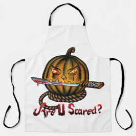Delantal "La hoja del miedo de la calabaza"