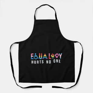 Delantal La igualdad LGBT no daña a nadie Orgullo Derechos