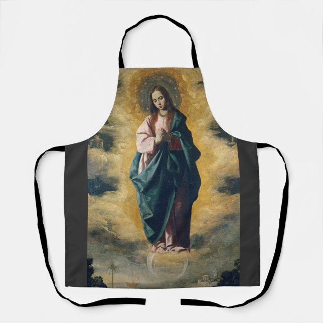 Delantal La Inmaculada Concepción Radiancia Celestial Arte (Anverso)