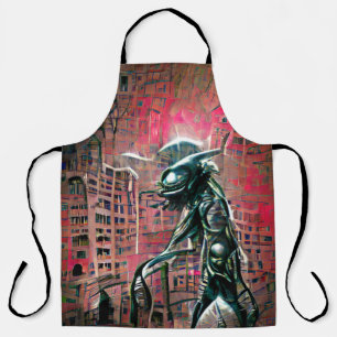Delantal La invasión de Alien