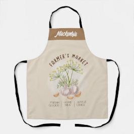 Delantal La jardinería de mercado personalizada para los ag
