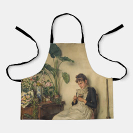 Delantal La joven florista (por Carl Zewy)
