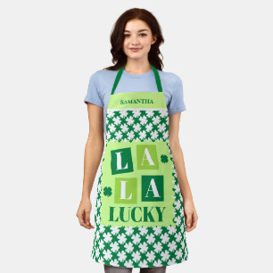 Delantal La La Lucky Día de San Patricio