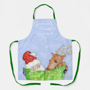 Delantal "La lista", Xmas Apron