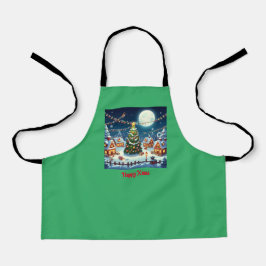 Delantal La magie de Noël en image