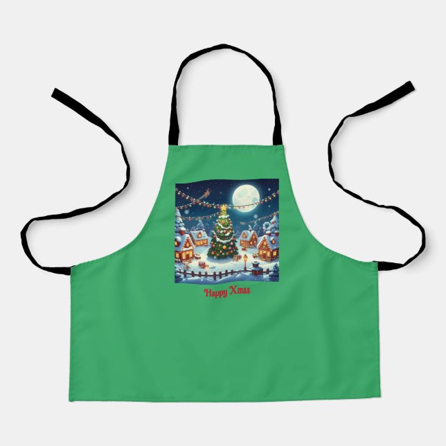 Delantal La magie de Noël en image (Anverso)