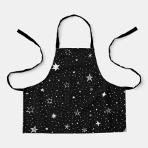 La Mano Blanca Dibujó Estrellas En Negro