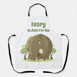 Delantal La marfil es sólo para mí