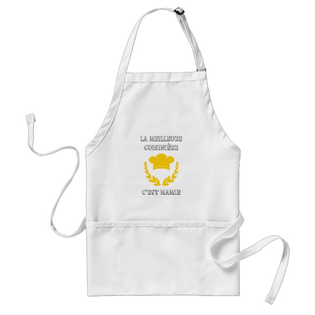 Delantal La meilleure cuisinière personalizado (Frente)